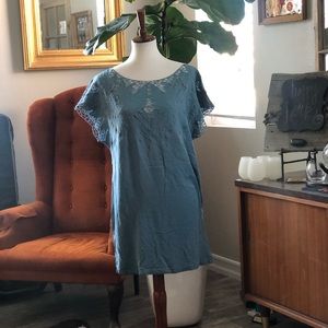 Dainty Hooligan crocheted detail dress